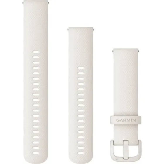 Garmin Bracelet de Montre Silicone 20 mm Blanc - Quick Release