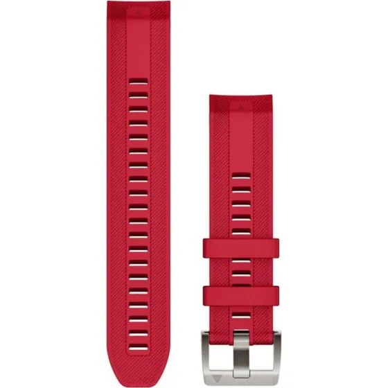 Bracelet Garmin QuickFit 22 en silicone pour montre MARQ - Rouge