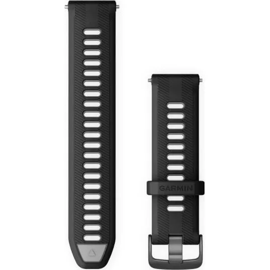 Garmin Bracelet Silicone Noir 22 mm pour Forerunner 965