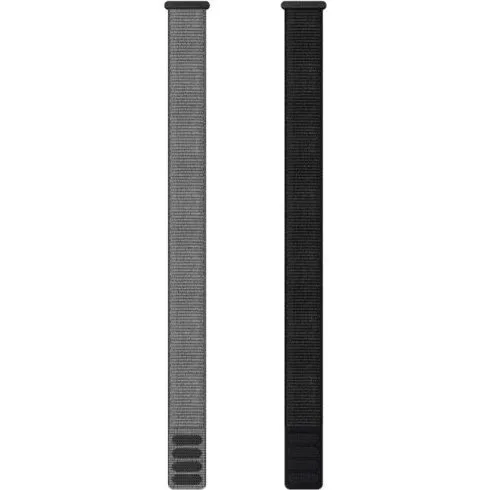 Garmin Ultrafit 20 - Bracelet en Nylon Gris 20mm pour Fenix et Epix