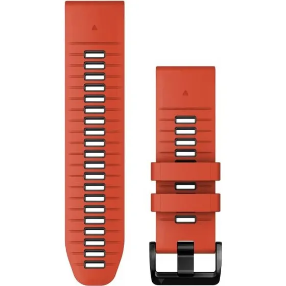Bracelet Garmin QuickFit® en Silicone Rouge pour Montre Sportive