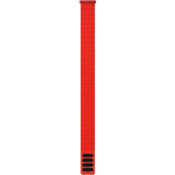 Garmin UltraFit 22 Sangle Nylon Rouge Taille Unique