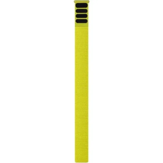Bracelet de montre Garmin UltraFit 2 en nylon jaune