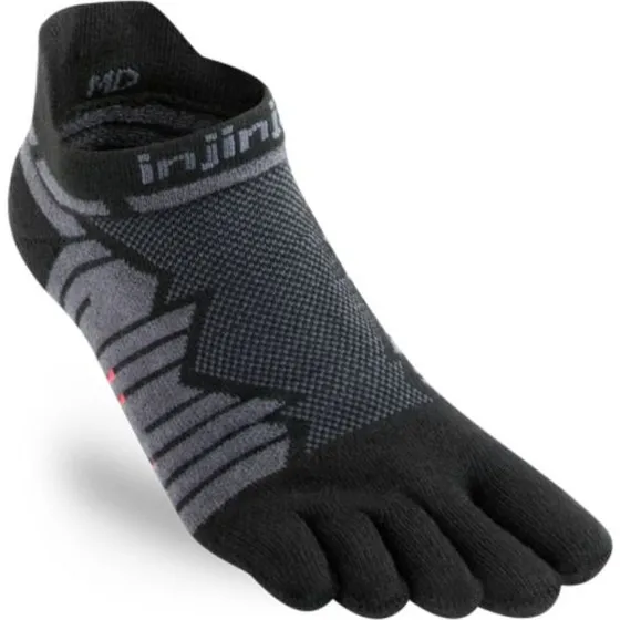 Injinji Ultra Run Mid Weight No-Show Noir M 40½-44