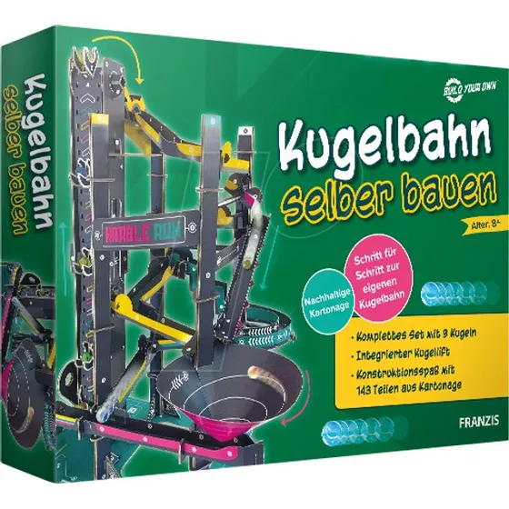 Franzis Maker KIT Circuit de billes construire (143 pices)