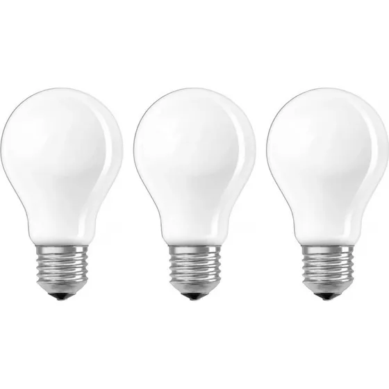 Osram LED E27 7W 2700K 806 lm, lot de 3