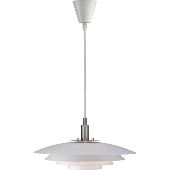 Nordlux Bretagne 38 Suspension Blanche - Design Scandinave