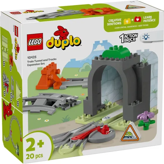 LEGO DUPLO Ensemble d'extension tunnel et de voie ferrée 10425