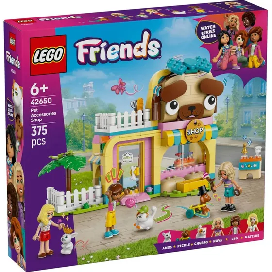 LEGO Friends Boutique d'accessoires pour animaux de compagnie 42650