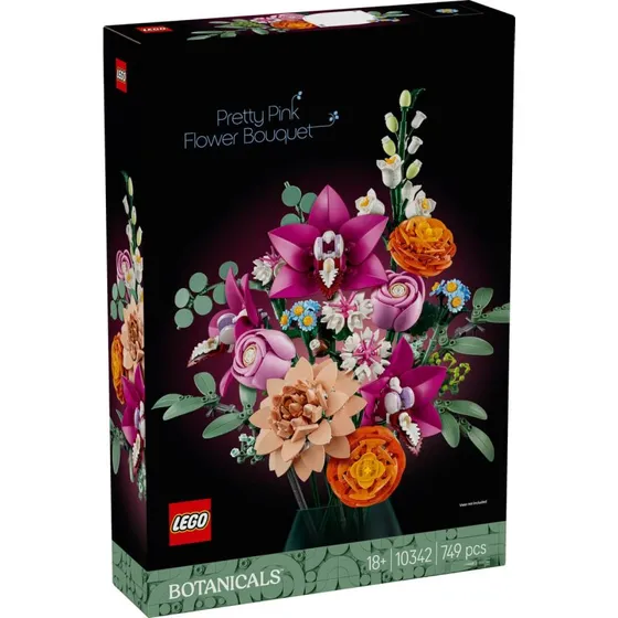 LEGO Botanicals Bouquet de fleurs roses 10342