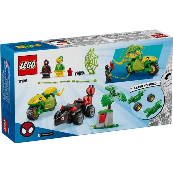 LEGO Marvel Course-poursuite Spin et Electro en dino-véhicules