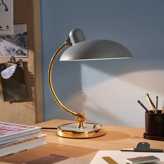 Fritz Hansen Lampe à poser Kaiser Idell Luxus - Gris/Messi