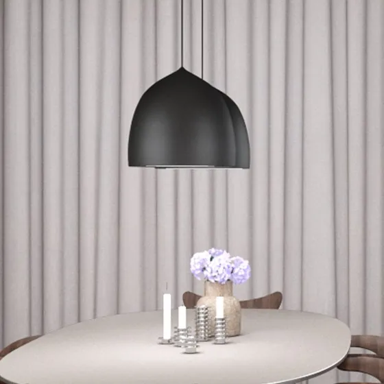 Fritz Hansen Suspension Suspence P2 Noire Ø 38,5cm
