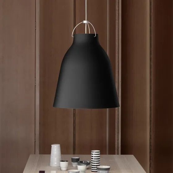 Fritz Hansen Suspension Caravaggio P3 Noir Mat