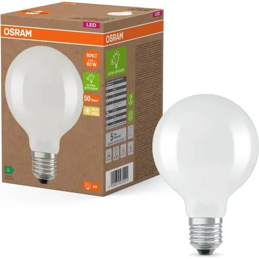 OSRAM LED Globe G95 E27 3,8W 2700K Mat