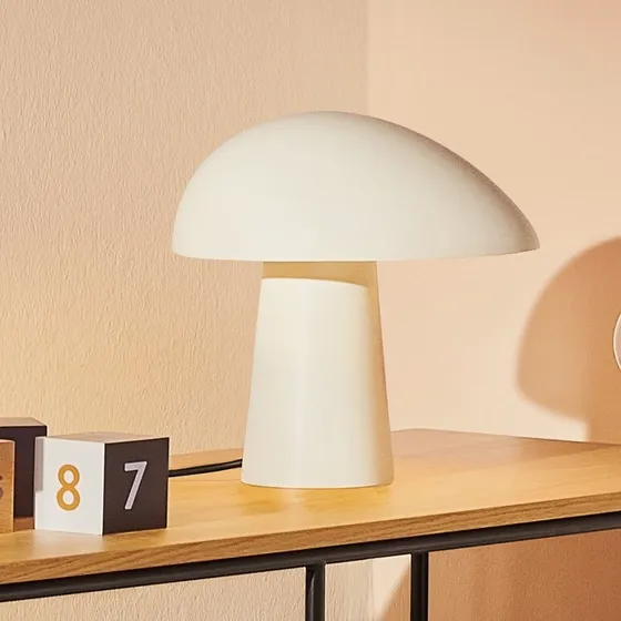 Fritz Hansen Lampe de table Night Owl, blanc fumé