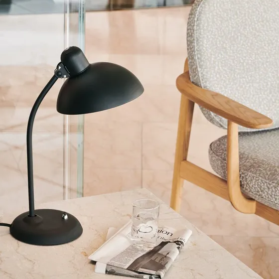 Fritz Hansen Lampe de table Kaiser Idell 6556-T noir mat
