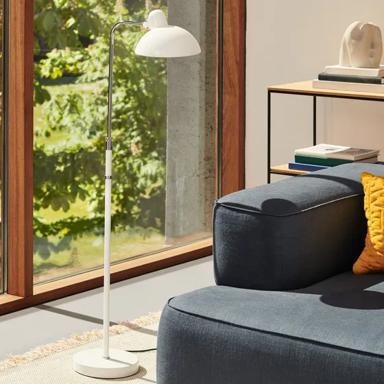 Fritz Hansen Kaiser Idell 6580-F Luxus Lampadaire Blanc