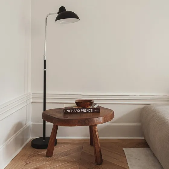 Fritz Hansen Kaiser Idell 6580 Luxe Lampadaire Noir Mat