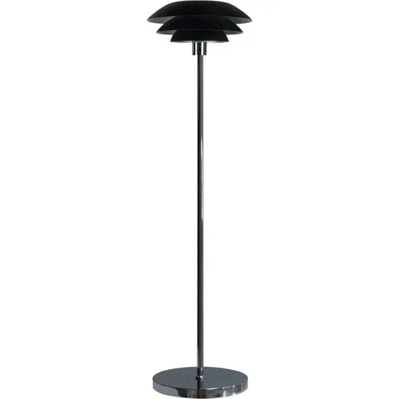 Dyberg Larsen Lampadaire DL31 Noir Mat - Design Scandinave