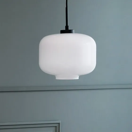 Dyberg Larsen Suspension Arp - Verre Blanc et Noir