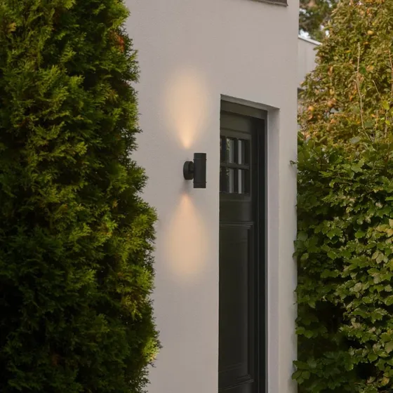 Nordlux Artilus - Applique murale d'extérieur noire IP54