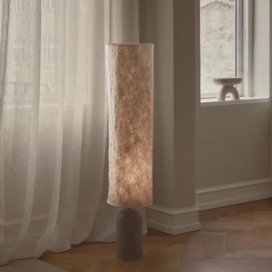 DFTP by Nordlux Lampadaire Talli Brown - Tyvek et Métal