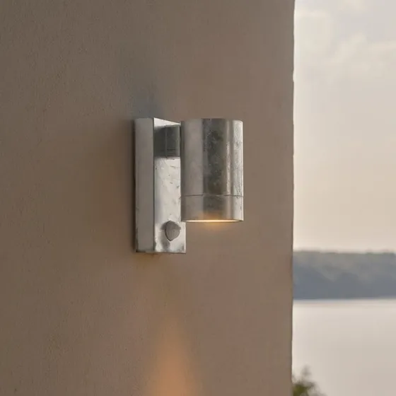 Nordlux Tin Maxi Extérieur Applique Murale avec Capteur - Acier Galvanisé