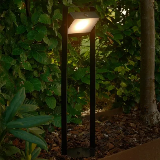 Nordlux Saulio Lampe de Jardin Solaire avec Détecteur de Mouvement