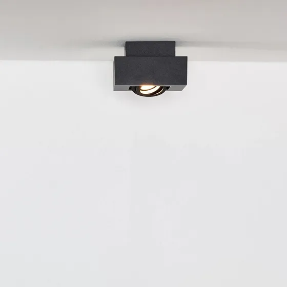 Lucide Xirax - Spot de plafond LED Dim to Warm - Noir