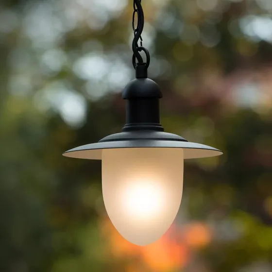 Lucide Suspension d'extérieur Aruba, noire, Métal, IP44