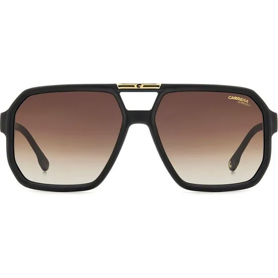 Carrera Victory C 01/S Lunettes de Soleil Homme Carrées Noires et Marron