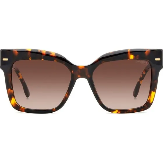 Carrera 3037/S Lunettes de Soleil Femme Géométriques Havana 54mm