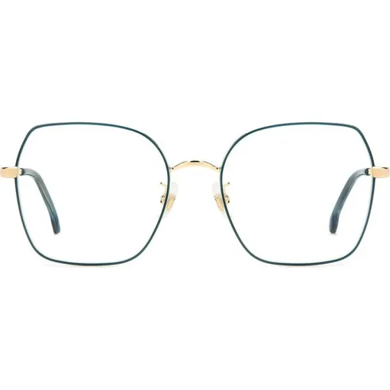 Carrera 3035 Lunettes de Vue Femme Géométriques Vert et Or