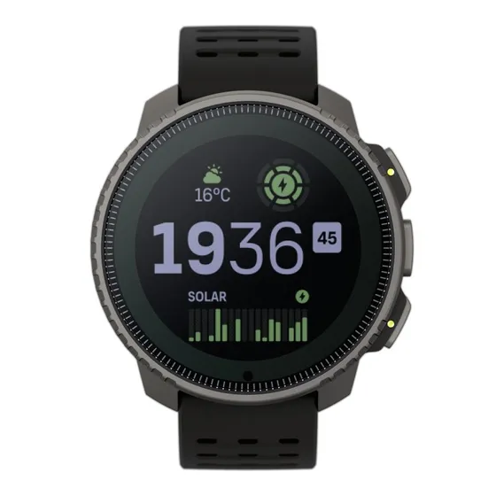 Suunto Vertical - Montre de Sport Multisport - Noir Solaire Titane
