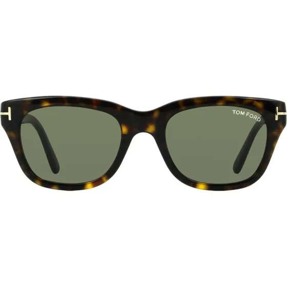 Tom Ford Snowdon FT 0237 Lunettes de Soleil Carrées Havane Vert