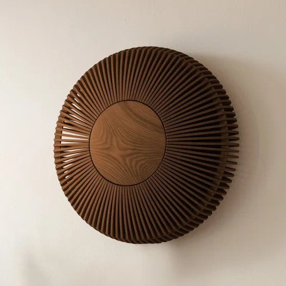 UMAGE Clava Up Applique Murale en Chêne Foncé Ø 49 cm