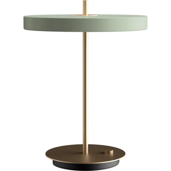 UMAGE Lampe de table LED Asteria - Vert Clair et Laiton
