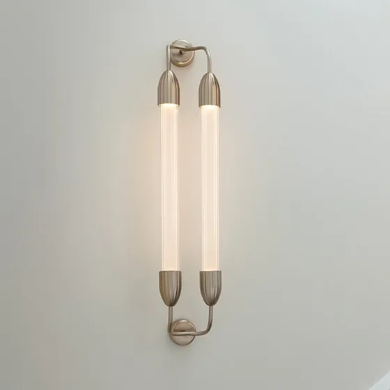 UMAGE Applique murale Lemon Squeeze 2 lampes, Laiton, 94 cm