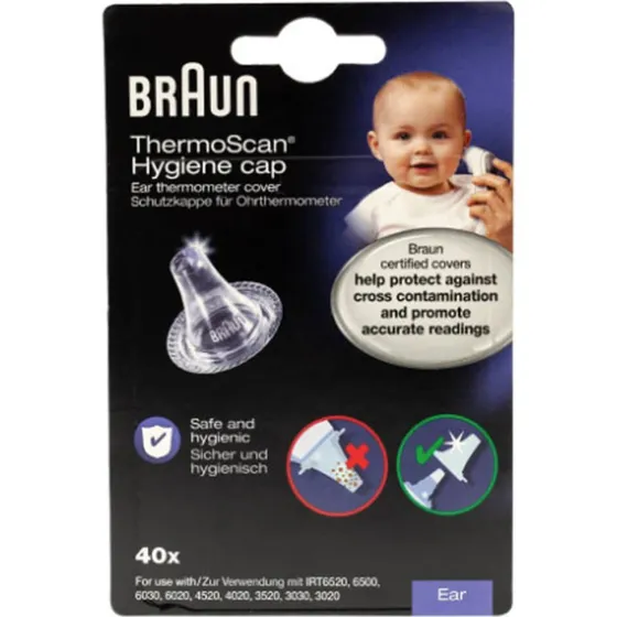 Braun Thermoscan Hygiene Cap LF40 - 40 Capuchons Jetables