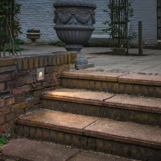 SLV Concreto Applique LED Encastrable IP65 - Béton Gris