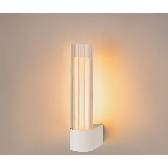 SLV Applique murale Lygant single, blanc, aluminium, IP44