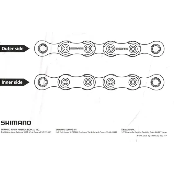 Shimano CN-LG500 Linkglide - Chaîne Électrique 10/11 Vitesses