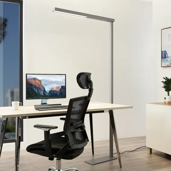 Arcchio Lampadaire LED Tamilo Silver - 194cm