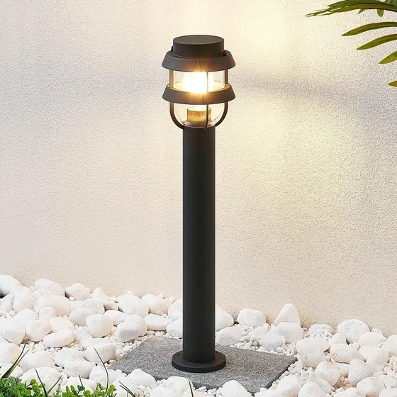 Borne lumineuse Lindby Alvaro, Anthracite, 60 cm, IP44