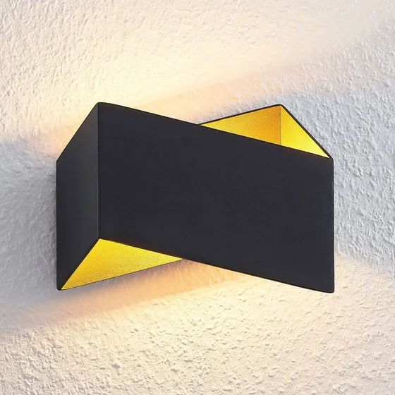Assona Arcchio Applique Murale Moderne Noir et Or