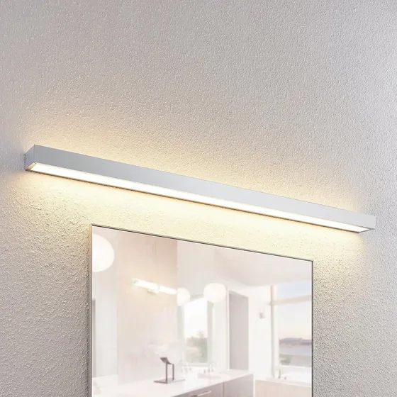 Applique murale LED Lindby Layan Chrome - 120 cm