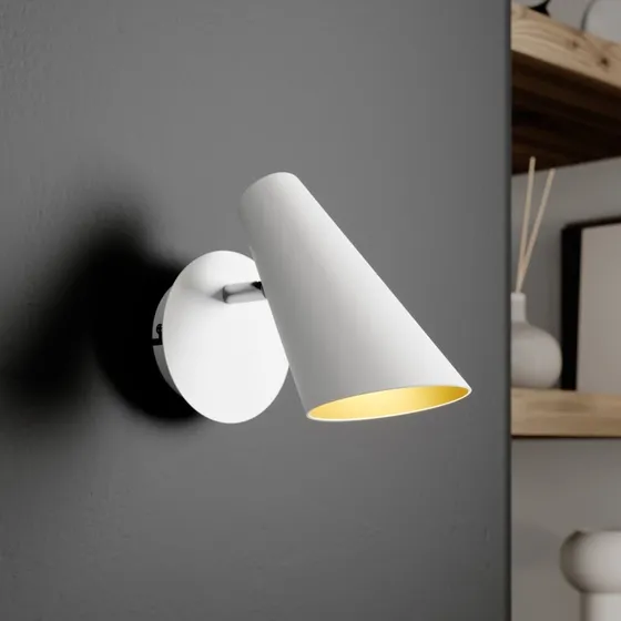 Applique murale Lucande Wibke - Design Scandinave Blanc