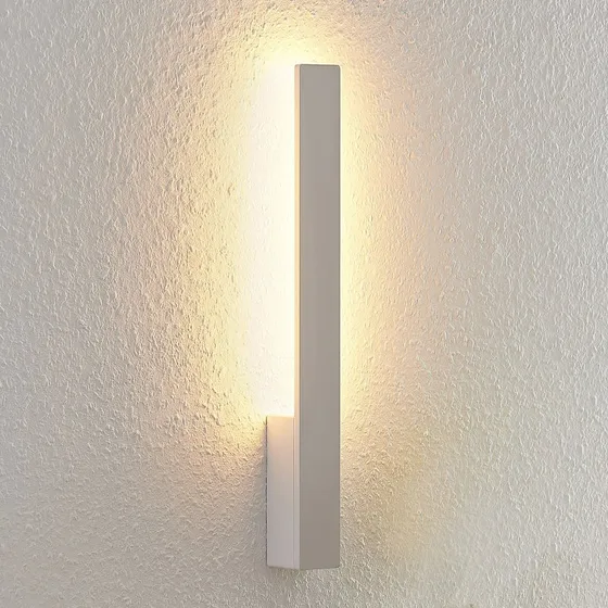Applique murale LED Ivano Arcchio, blanc, aluminium, 42,5 cm