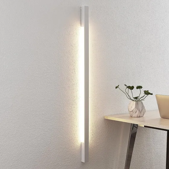Applique murale LED Arcchio Ivano, 130 cm, blanc, aluminium